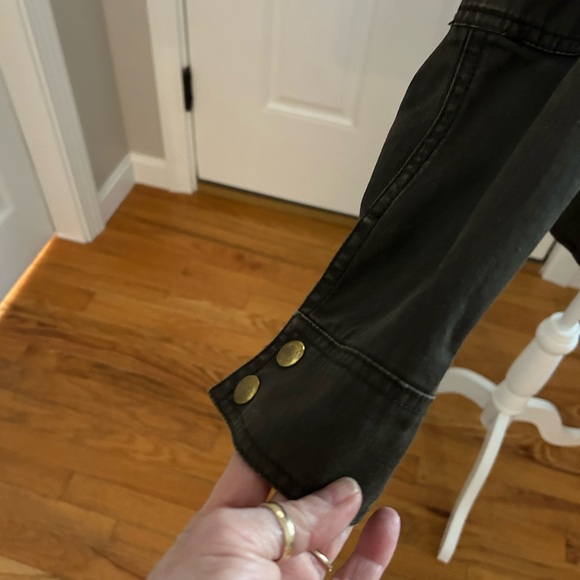 J. Crew Relaxed Boyfriend Field Jacket Color Weathered Chocolate Brown Size M - Picture 7 of 14